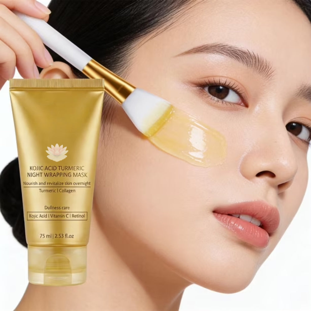 Maschera al Collagene con Acido Kojico e Curcuma