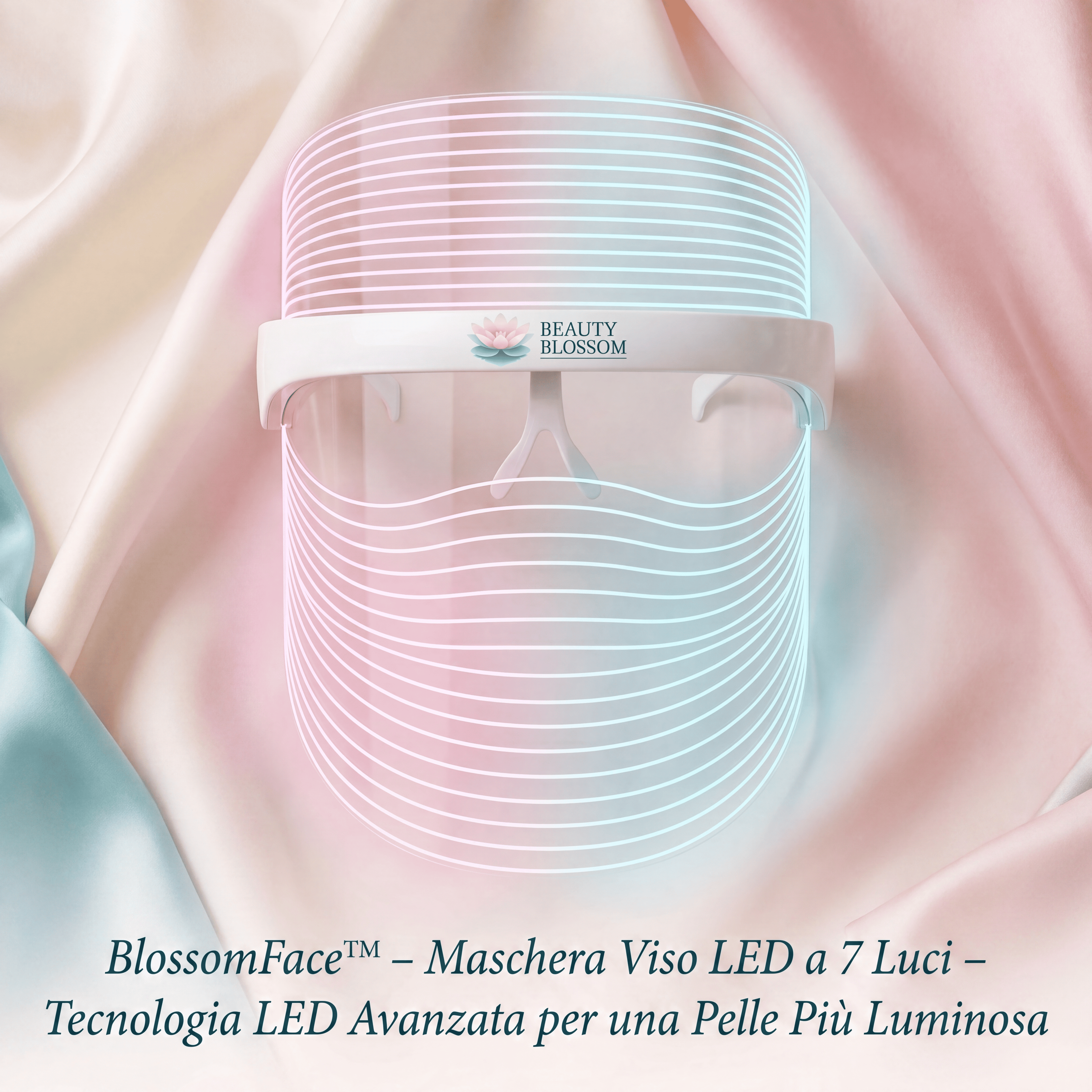 BlossomFace TM - Maschera LED a 7 colori