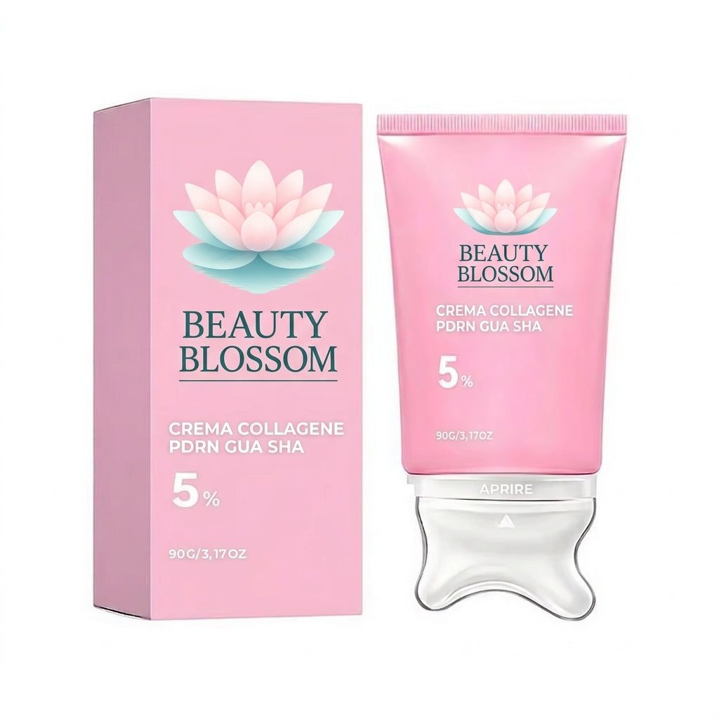 Crema Antirughe con Collagene PDRN e Gua Sha Integrato