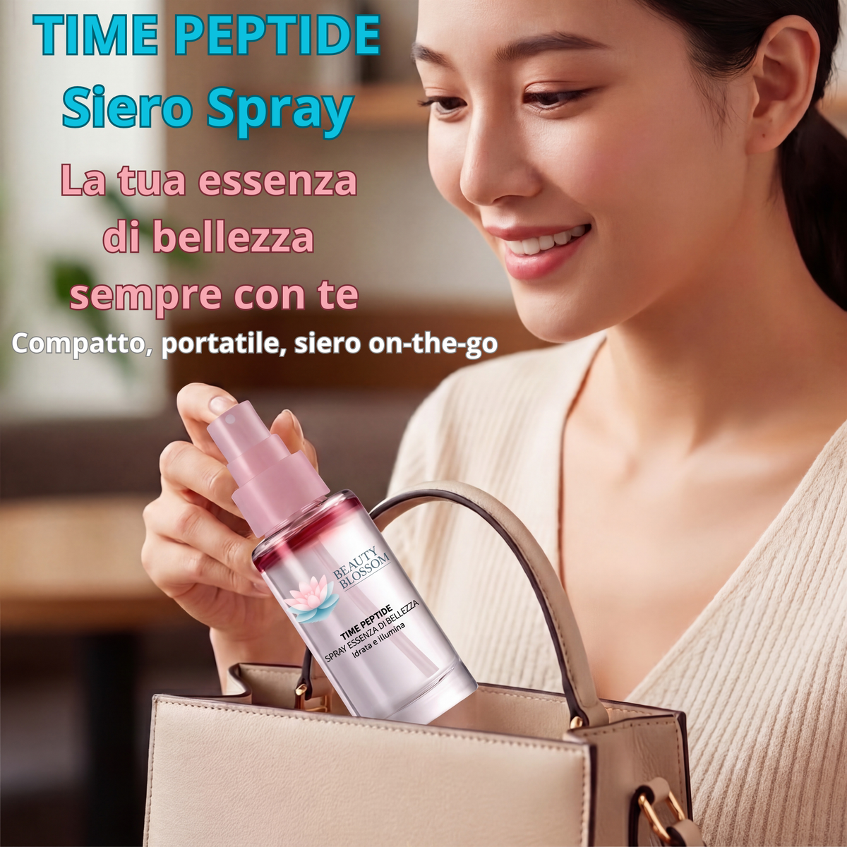 Siero Spray Idratante Time Peptide Oxygen