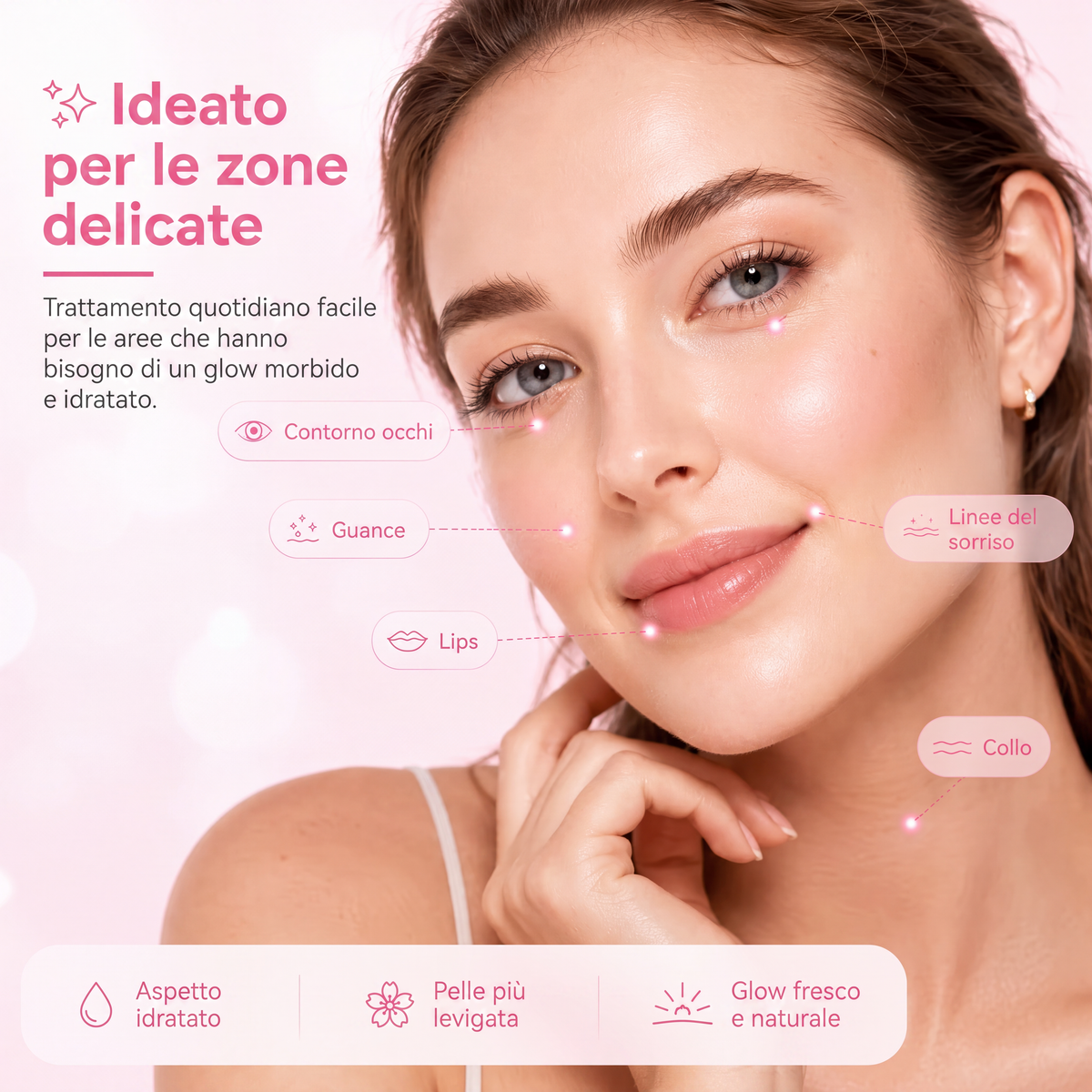Stick Balsamo multi-uso al PDRN Collagene Rosa