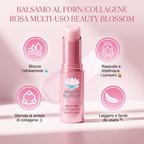 Stick Balsamo multi-uso al PDRN Collagene Rosa