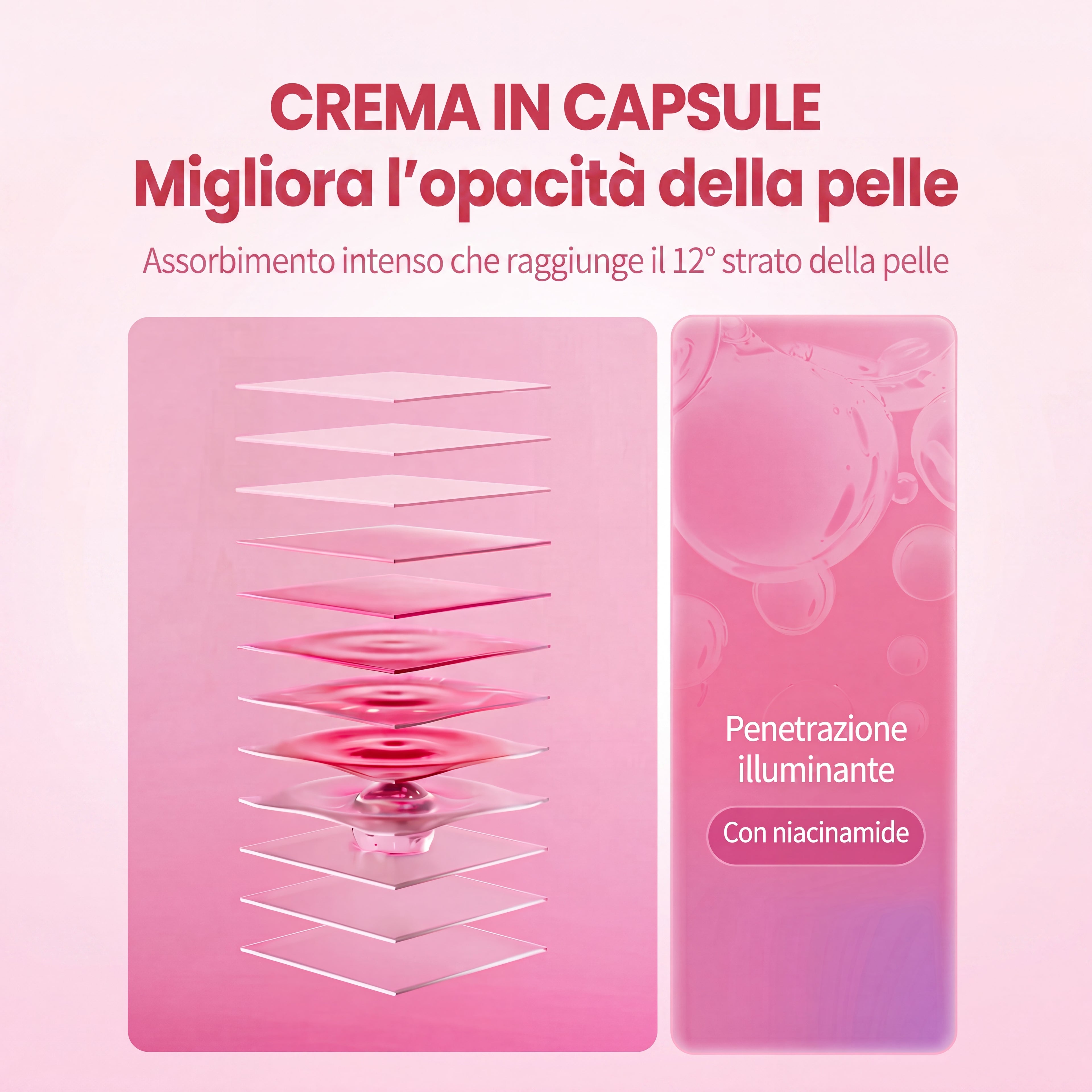 Crema in capsule al Collagene Rosa PDRN