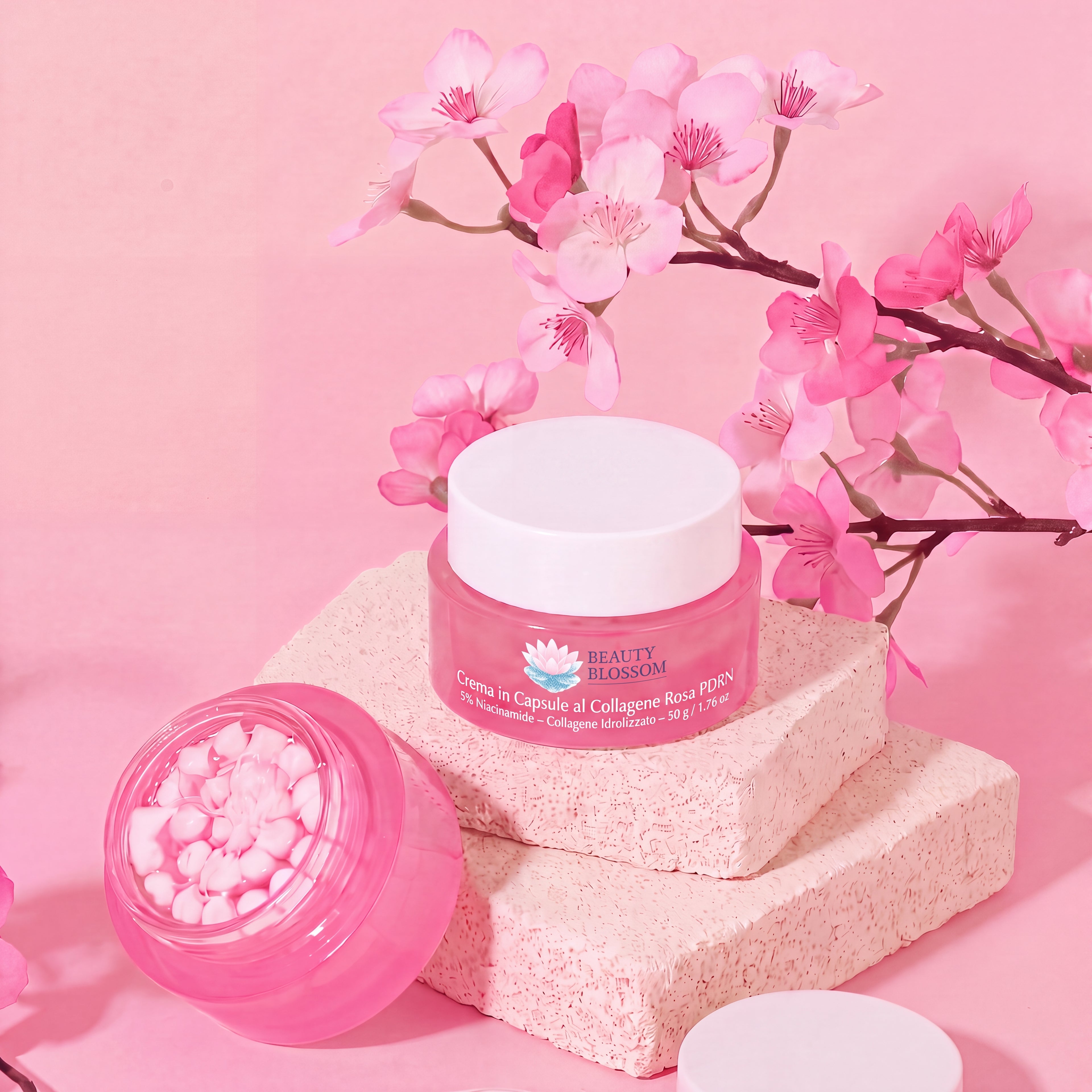 Crema in capsule al Collagene Rosa PDRN