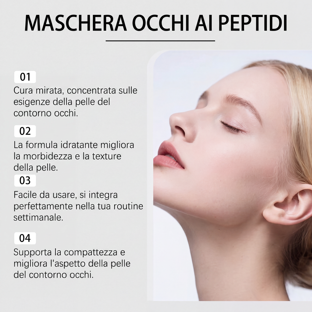 Maschera Occhi ai Peptidi
