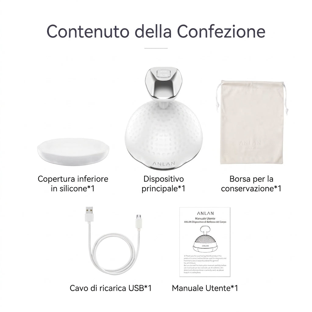 Massaggiatore Corpo Rimodellante & Anti-Inestetismi / 5-in-1 Ricaricabile